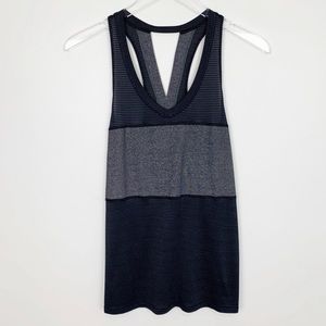Lululemon Black Colorblock Workout Chic Top (6)